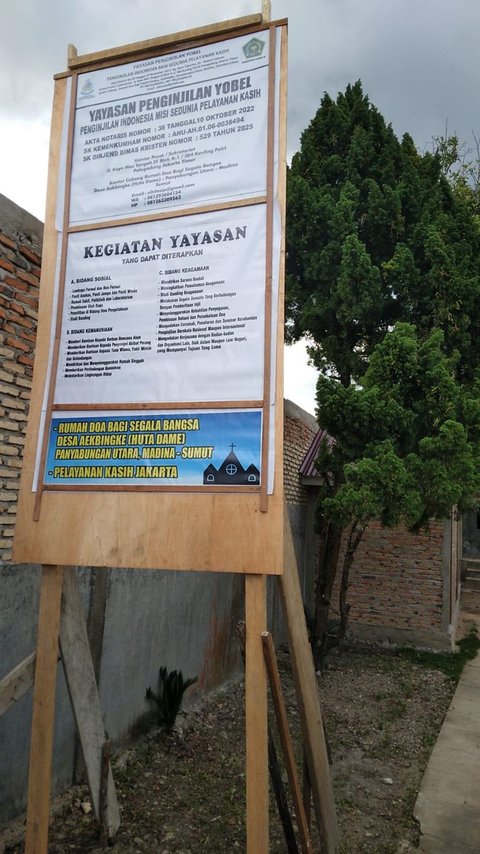 Pembangunan Rumah Doa