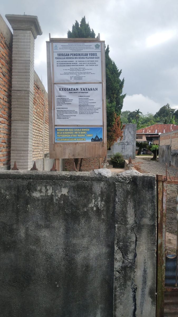 Pembangunan Rumah Doa